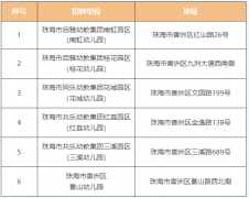 【珠海教师招聘】2022珠海香洲区招聘公办幼儿园