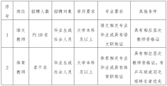 【东莞教师招聘】2022年东莞市樟木头镇实验小学